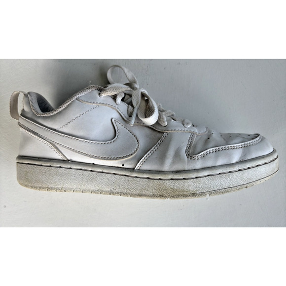 Nike Boys Court Borough Low Recraft White Athletic Shoes - Size 5Y - Picture 6 of 7